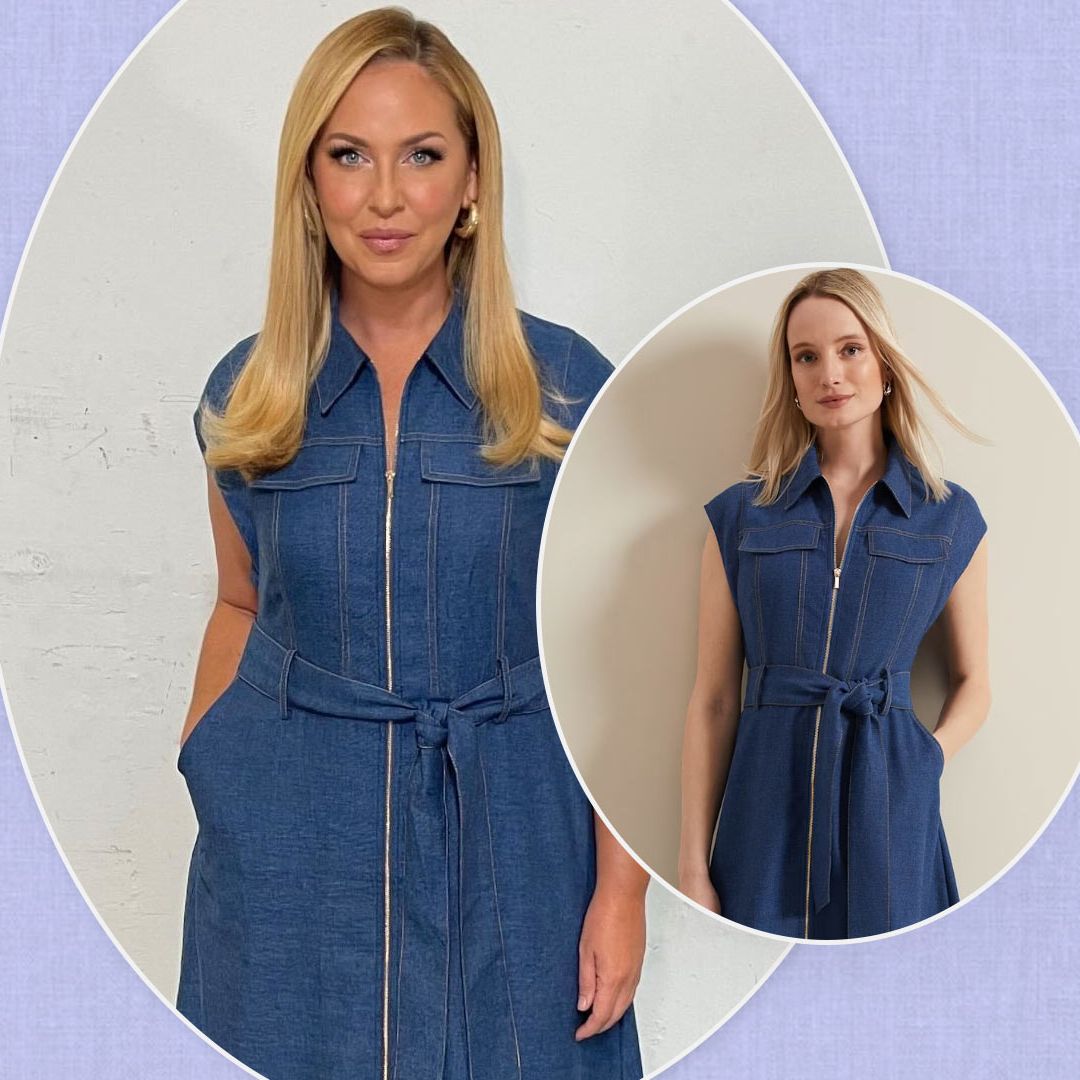 Josie Gibson nearly made this flattering denim dress sell out