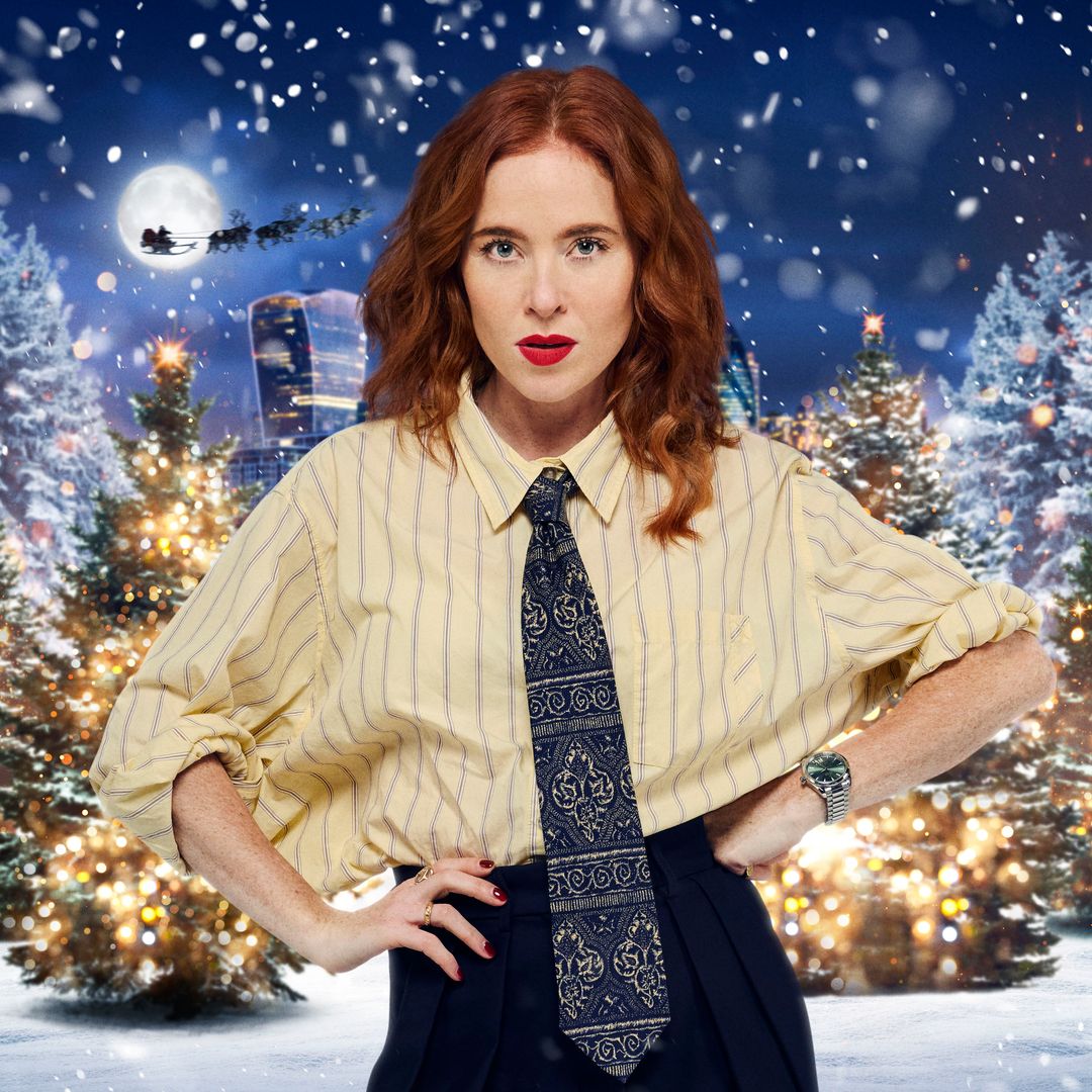 Meet Angela Scanlon's two mini-me daughters and entrepreneur husband