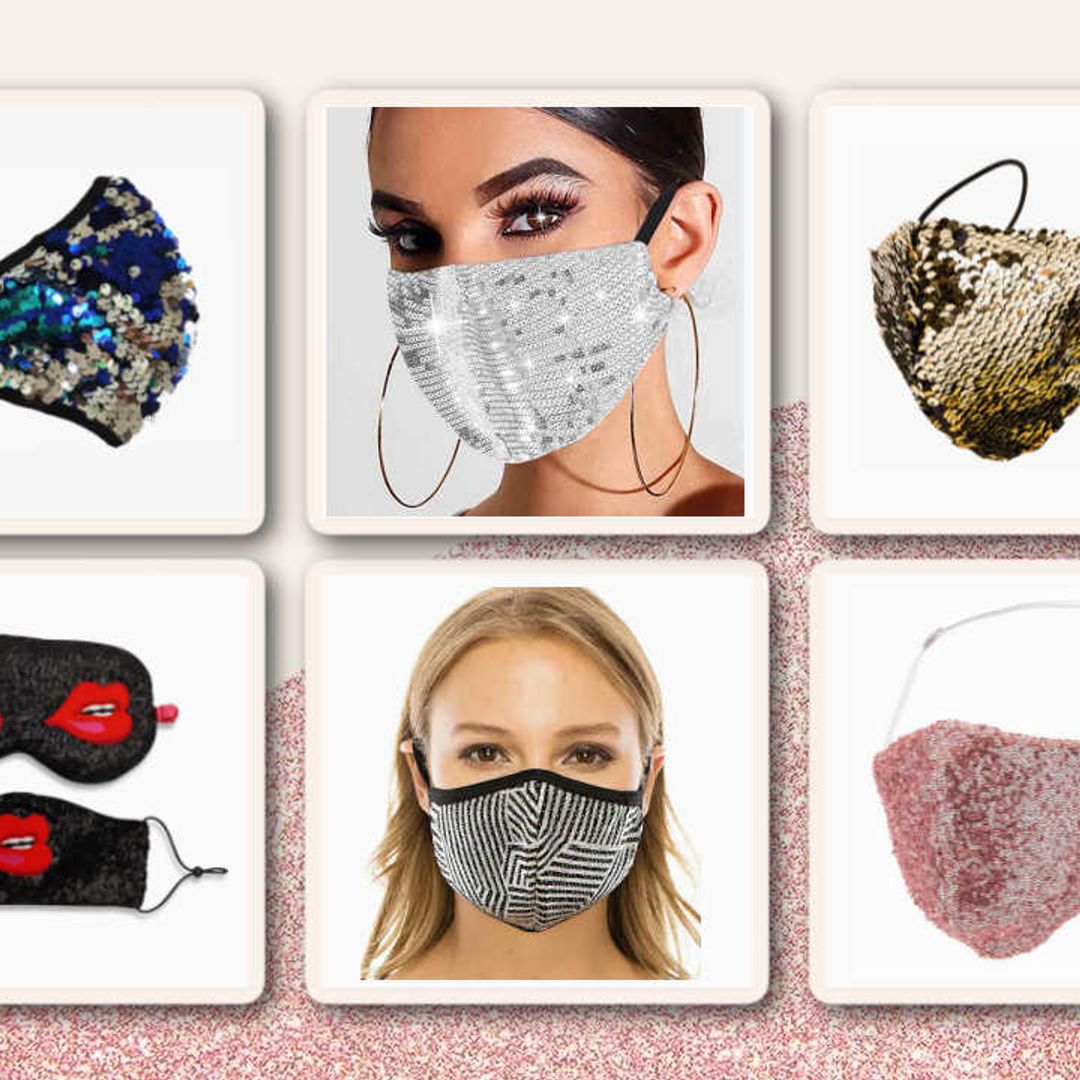 16 sparkly face masks to wear if you want some glam with your face covering