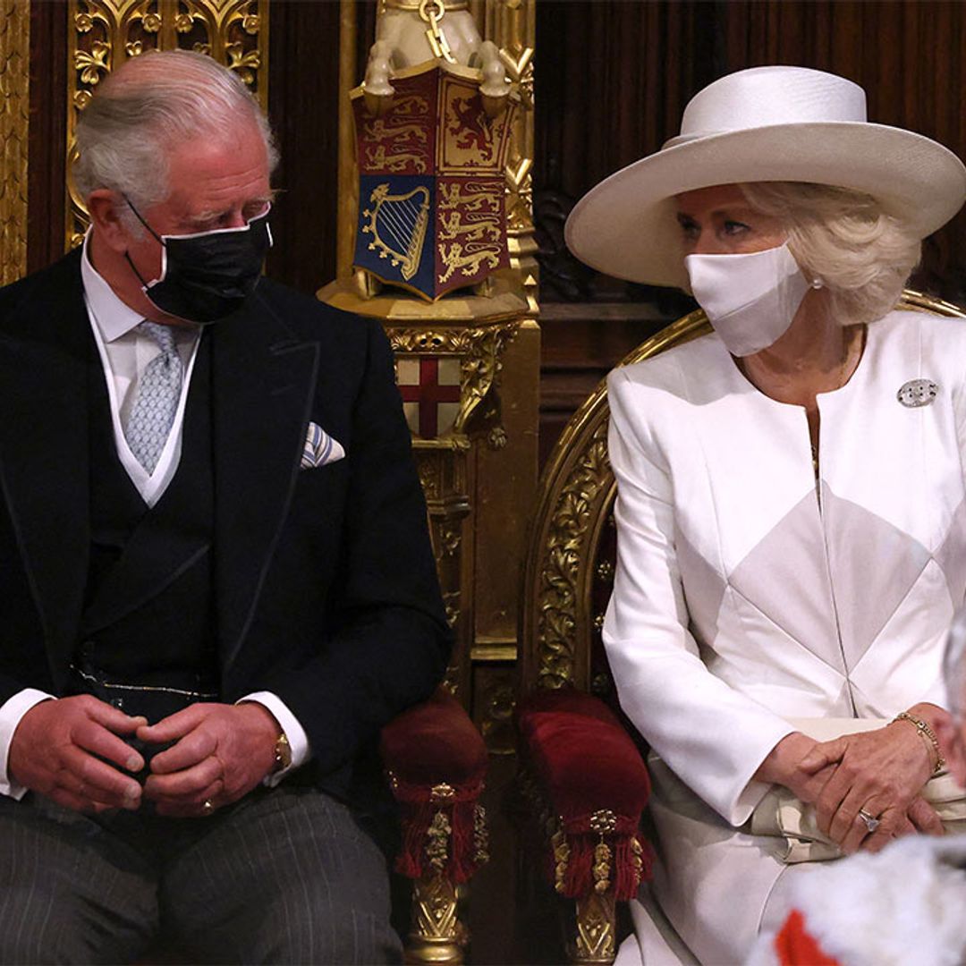 The Duchess of Cornwall shows support for the Queen with poignant outfit detail