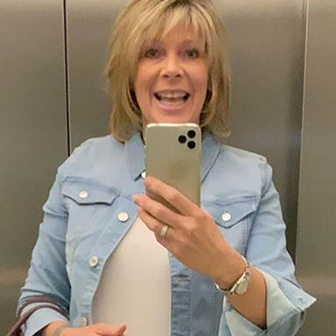 Ruth Langsford delights fans with exciting news – her favourite denim jacket is in stock!