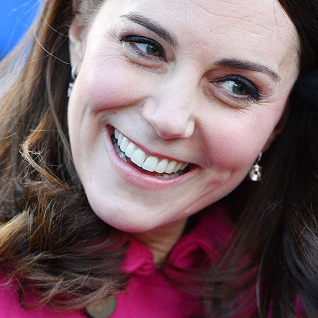 Pink lady! Duchess Kate looks stunning in Mulberry on Coventry visit