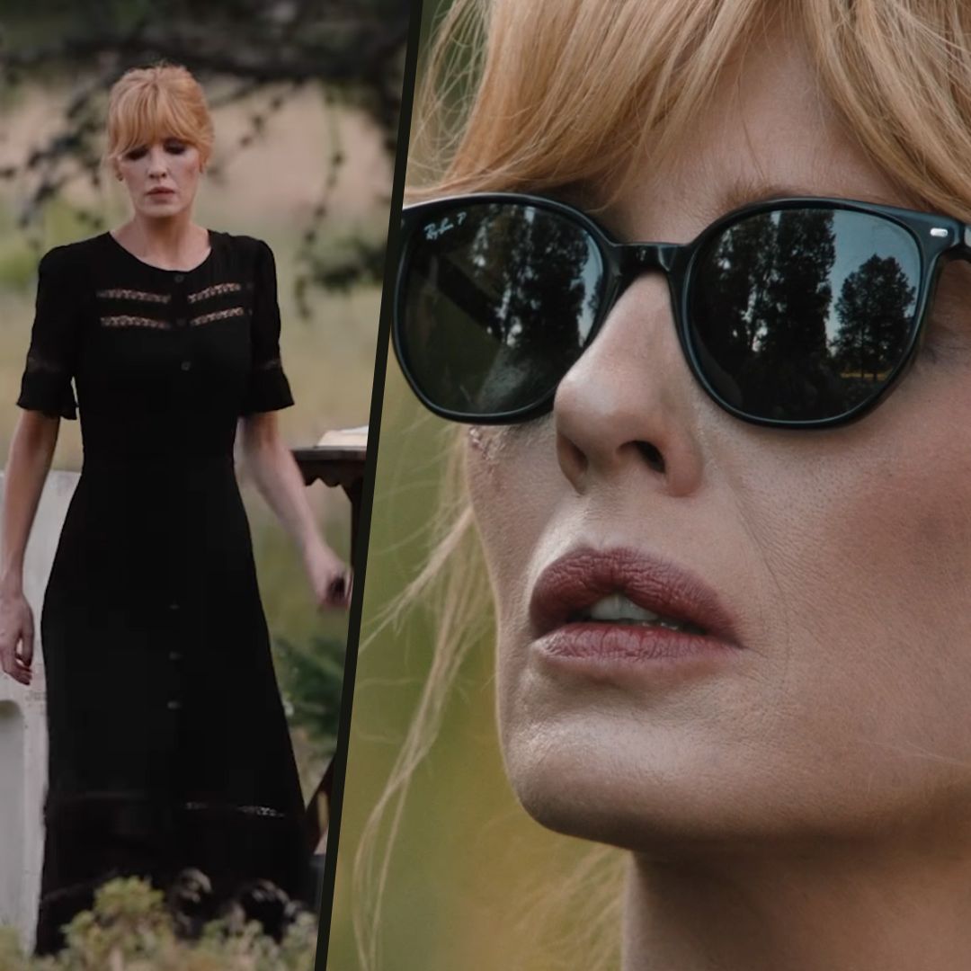 Beth Dutton's funeral dress and Ray Ban sunglasses on Yellowstone: How to shop the exact look