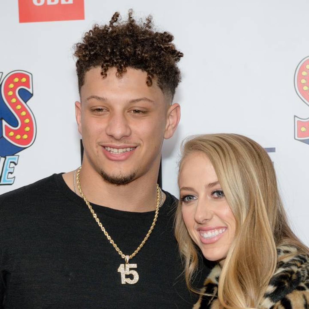 Patrick Mahomes and wife Brittany share heartfelt photo of two kids as they celebrate Chiefs' Super Bowl win in Disney