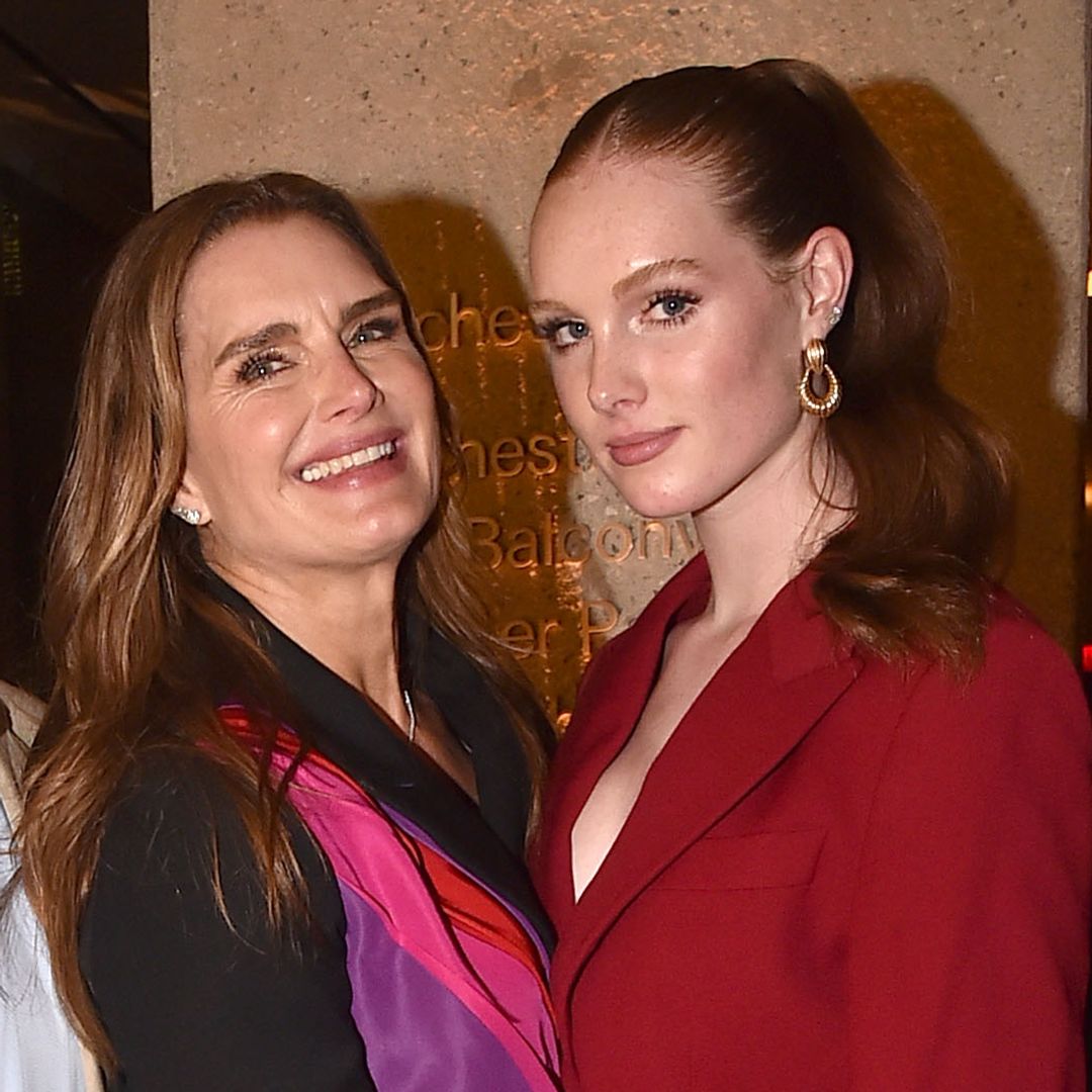 Brooke Shields' lookalike daughter, 16, towers over her mom in rare appearance – and she's stunning