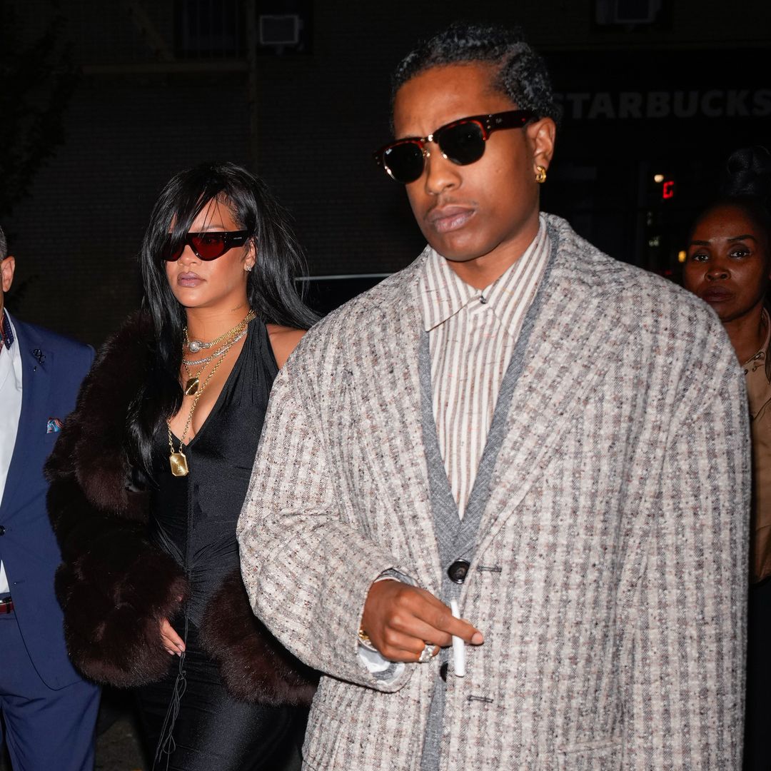 Rihanna amazes in slinky dress on night out with A$AP Rocky away from Riot Rose and RZA