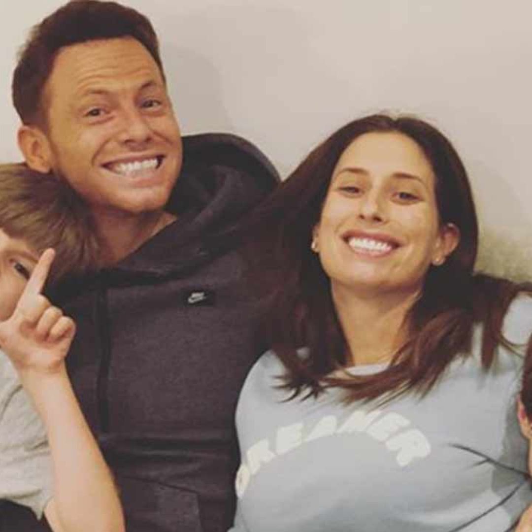 Stacey Solomon shares stunning photographs of elder sons meeting their new baby brother