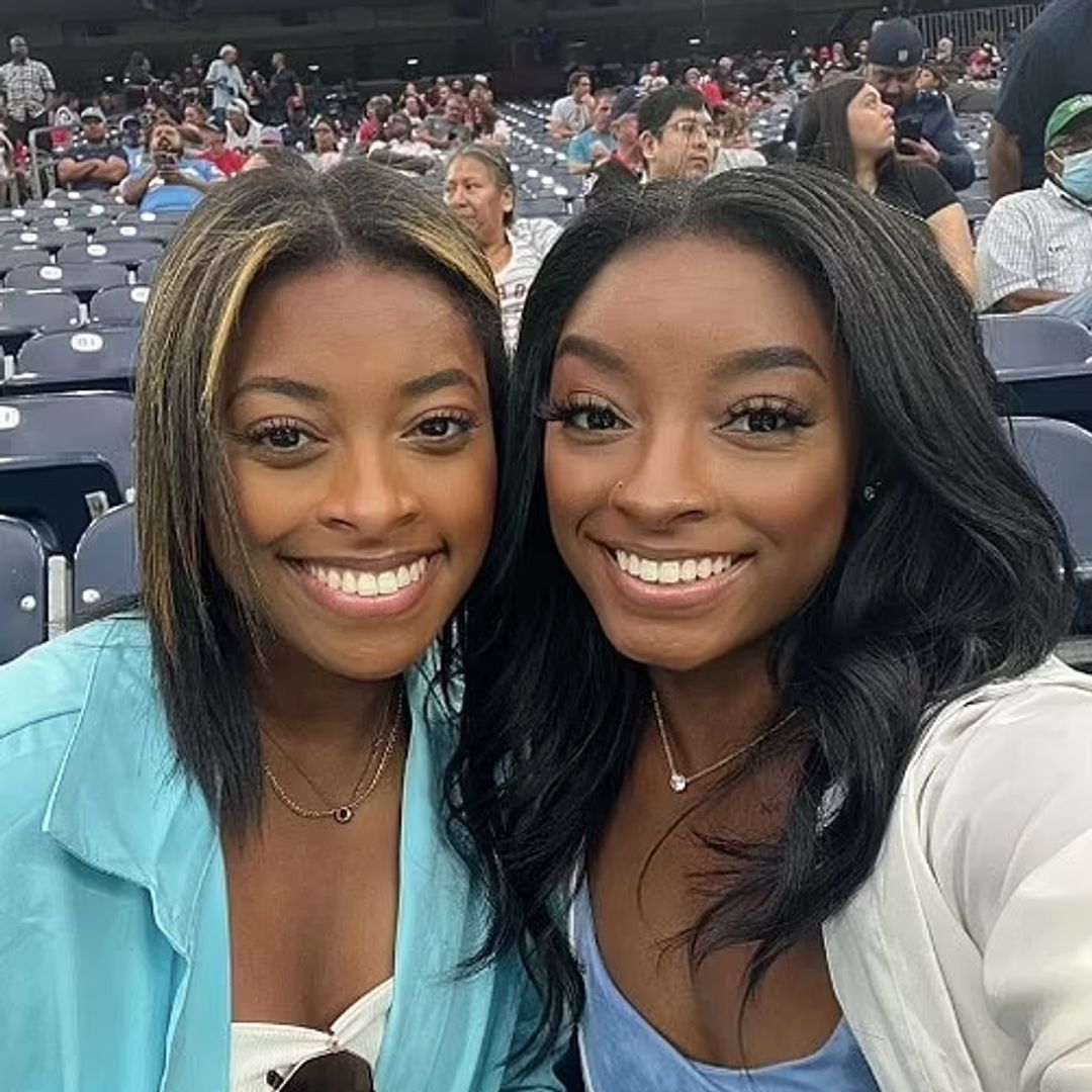 Simone Biles' sister posts sweet throwback in heartfelt tribute