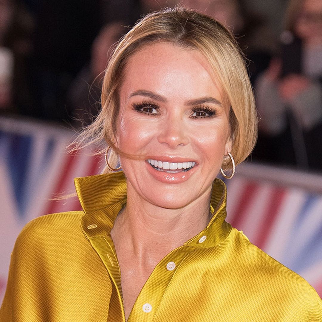 Amanda Holden stuns in plunging swimsuit as she poses in her stunning garden