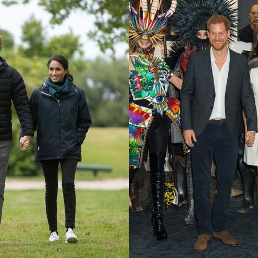 Prince Harry and Meghan Markle charm crowds on second day of New Zealand visit - best photos