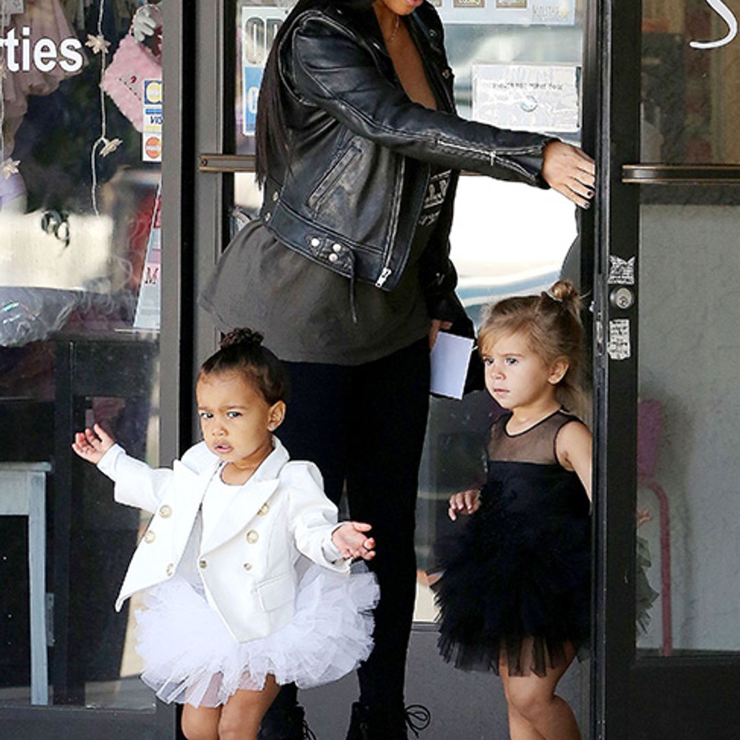 How is Kim Kardashian coping with two kids?