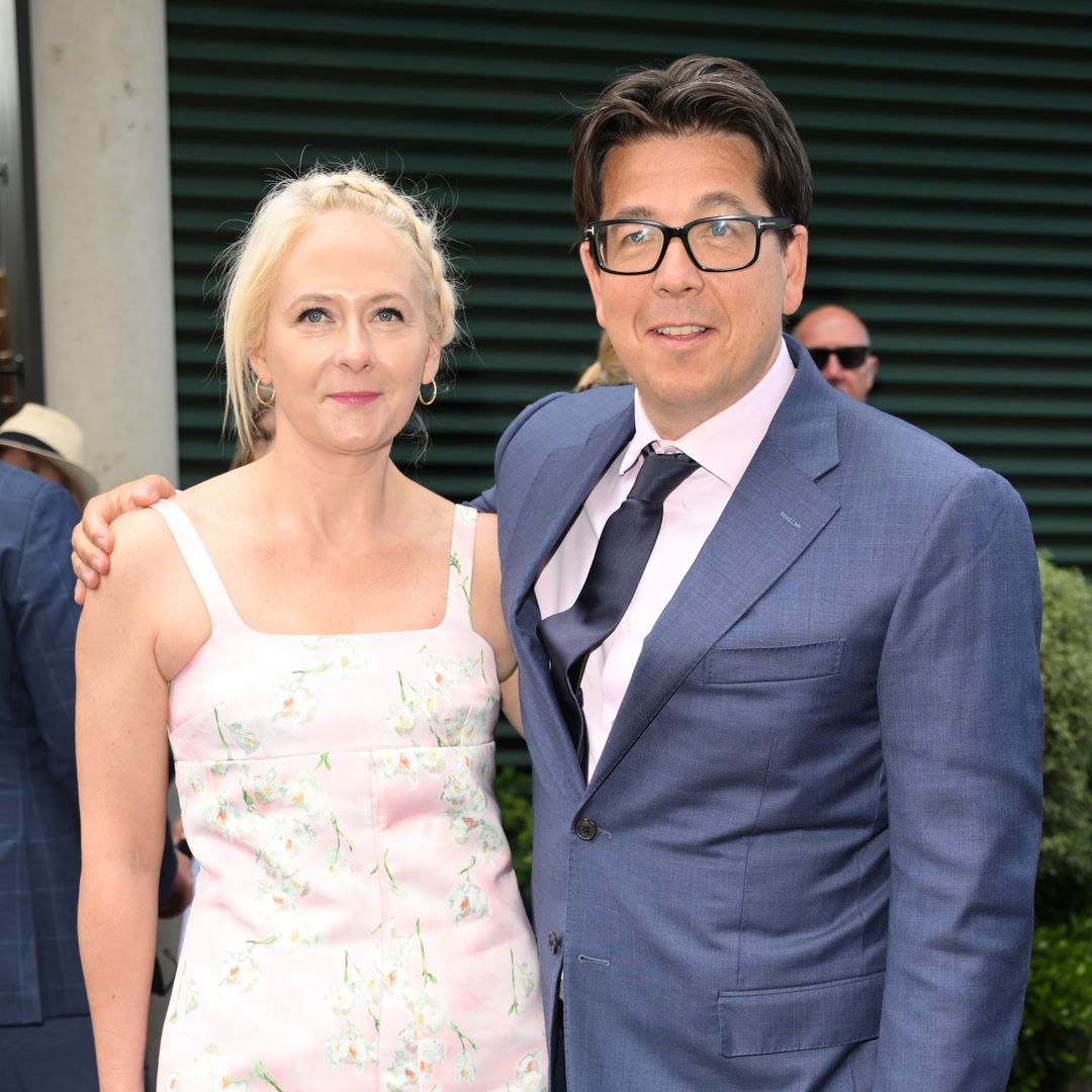 Michael McIntyre enjoys rare outing with aromatherapist wife at Wimbledon
