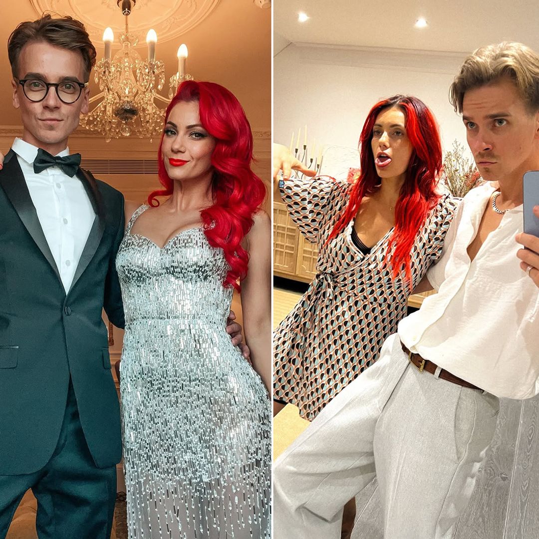 Dianne Buswell and Joe Sugg's luxurious lounge with sky-high ceilings at £3.5m Brighton mansion