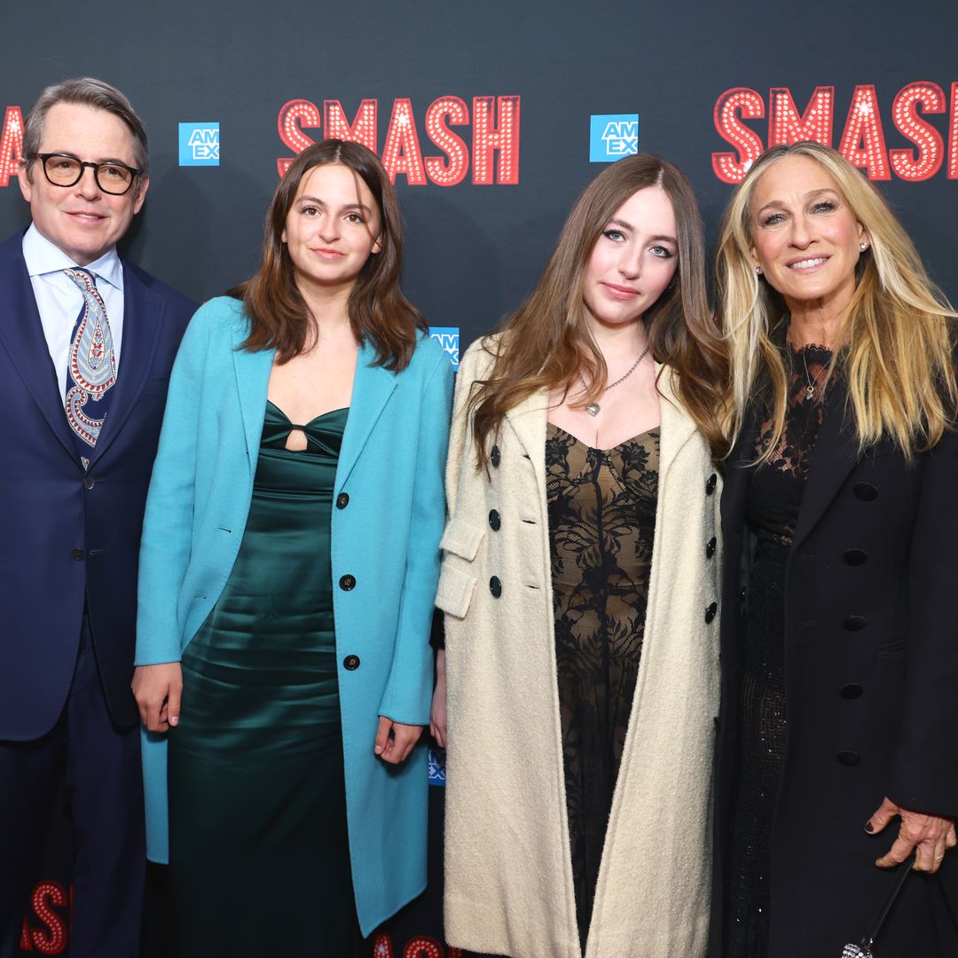 Matthew Broderick, Tabitha Hodge Broderick, Marion Loretta Elwell Broderick, Sarah Jessica Parker in "SMASH" Opening Night on Broadway