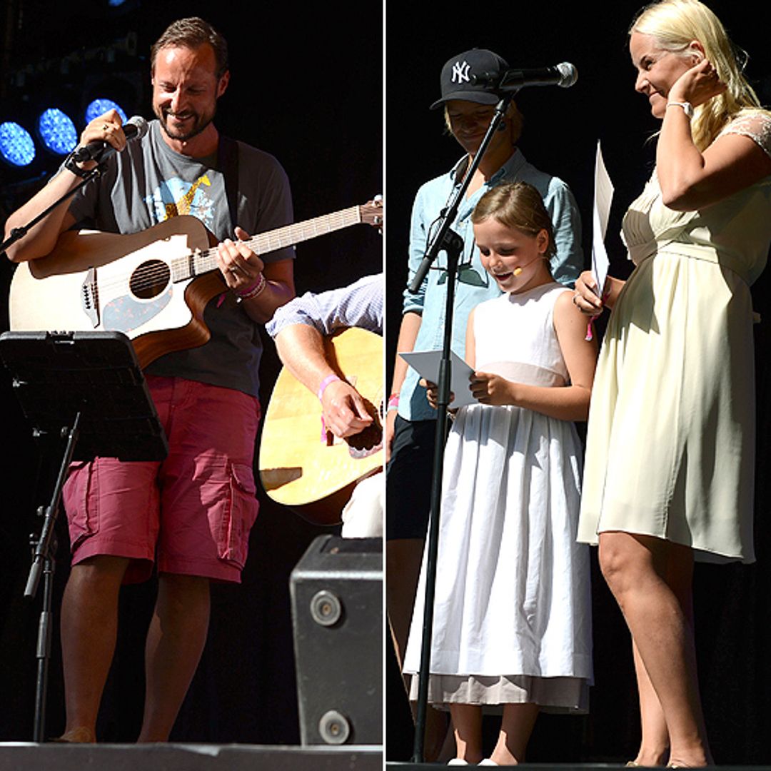 Prince Haakon of Norway celebrates his 40th birthday with festival themed party