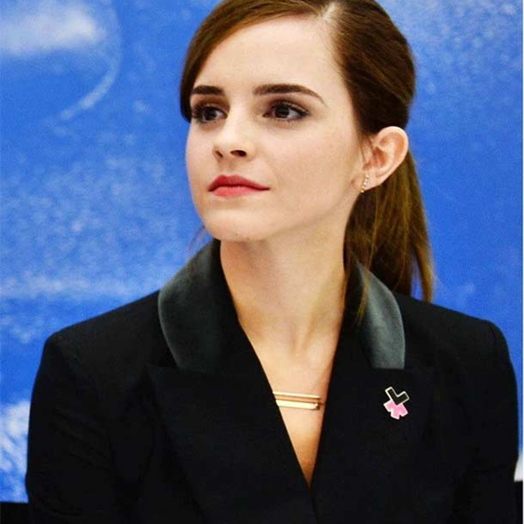 Emma Watson admits her heart is 'bursting' after revealing she will star in Beauty and the Beast