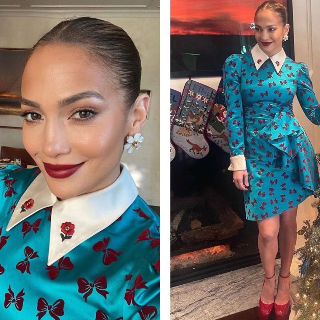 Jennifer Lopez has just won the Christmas look of the year