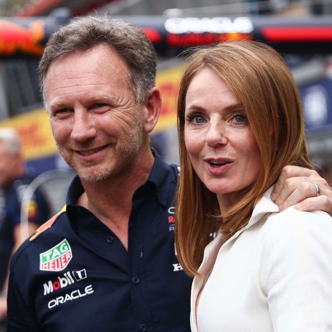 Geri Halliwell-Horner's son Monty is dad Christian's double in Austin family photo