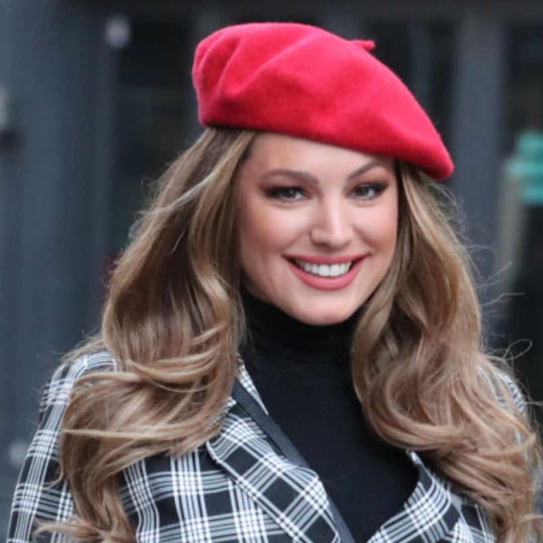 Kelly Brook stuns in Emily in Paris outfit – and Lily Collins would approve