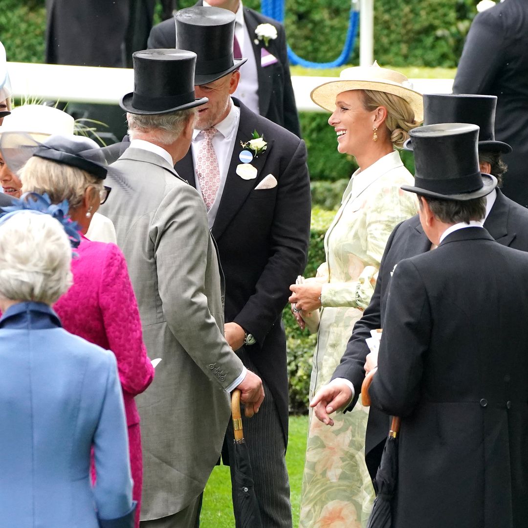 King Charles greets niece Zara Tindall in the sweetest way at Royal Ascot