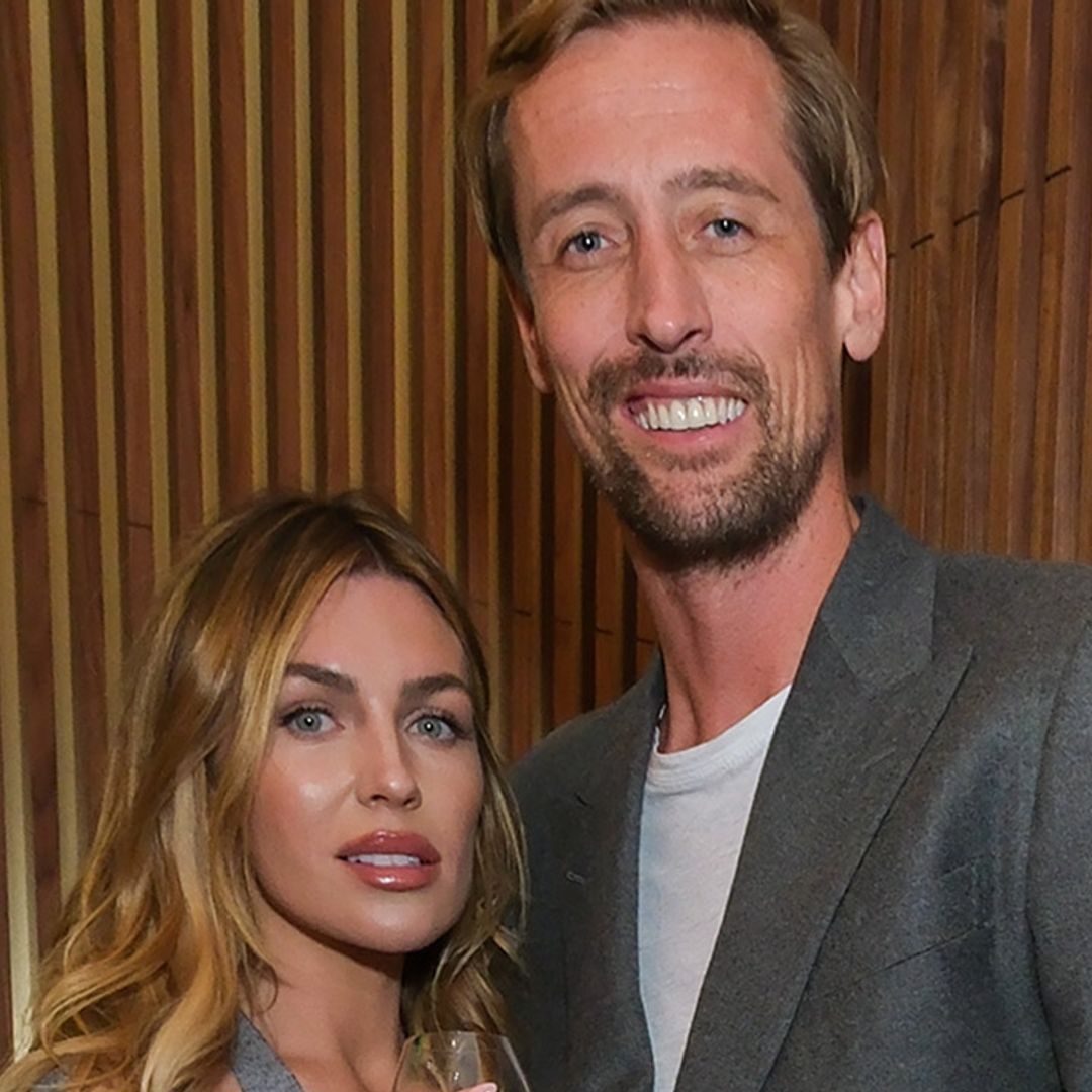 Abbey Clancy matches Peter Crouch in show-stopping grey outfits on date