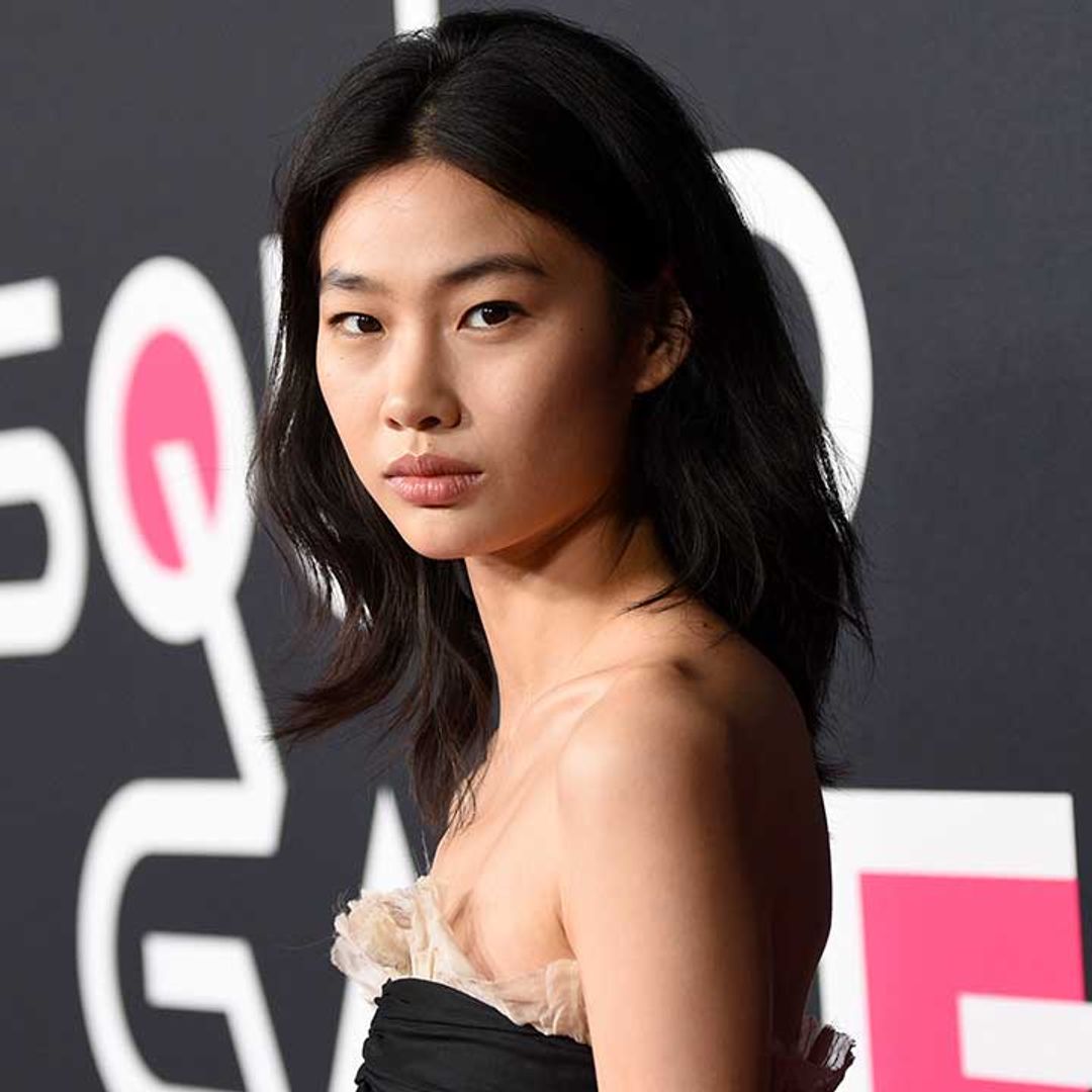 Squid Game star Jung Ho-yeon is a vision in stunning strapless dress with a flirty twist