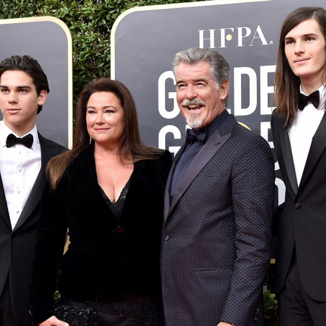 Pierce Brosnan and wife Keely's sons Dylan and Paris: flashback to their big, forgotten moment in spotlight