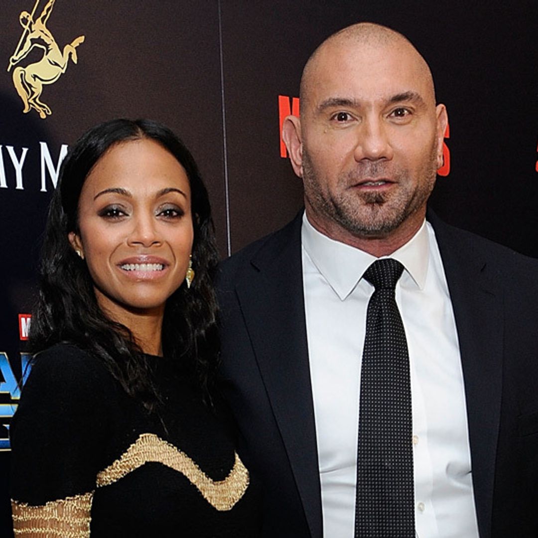 'Guardians of the Galaxy' stars Zoe Saldana and Dave Bautista talk family and their Marvel sequel