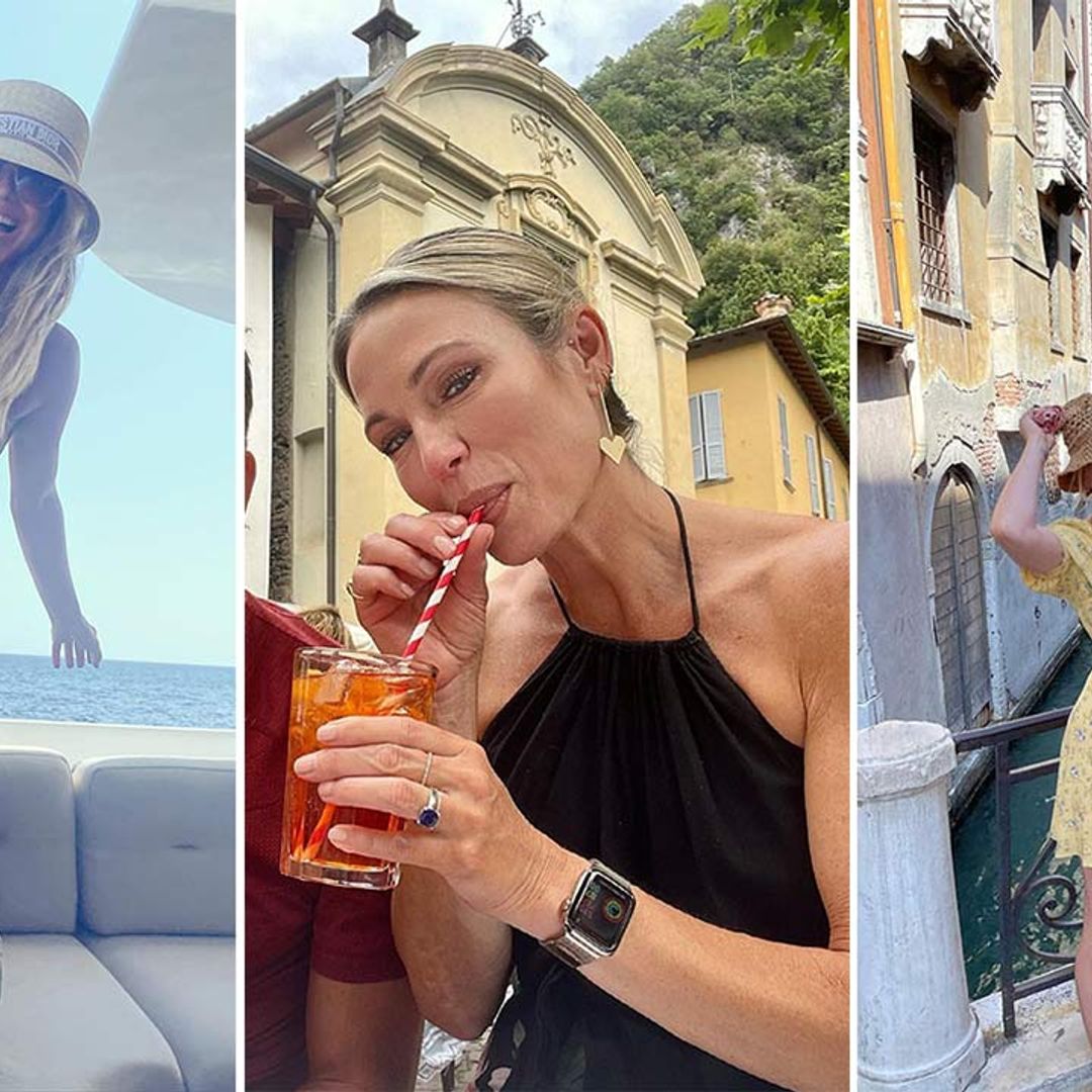 Celebrities sunning themselves in Italy: Julianne Hough, Amy Robach, Katy Perry, more
