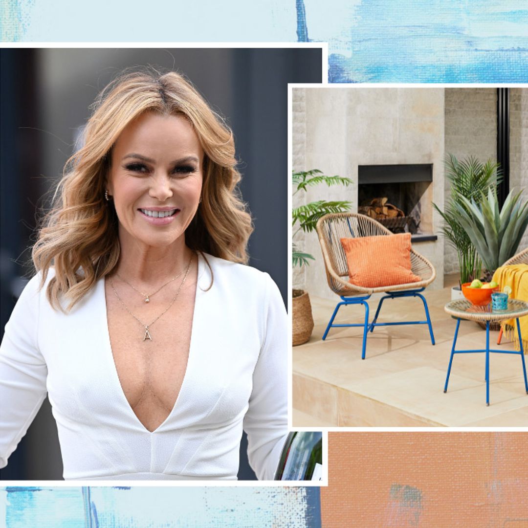 Amanda Holden's vibrant garden furniture is perfect for the heatwave