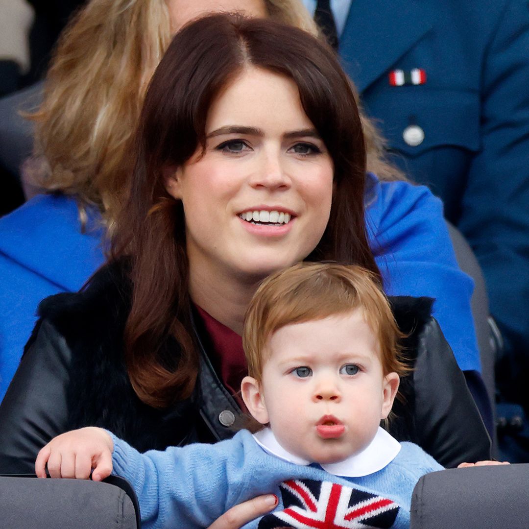 Princess Eugenie shares unseen video of baby August wearing an England babygrow