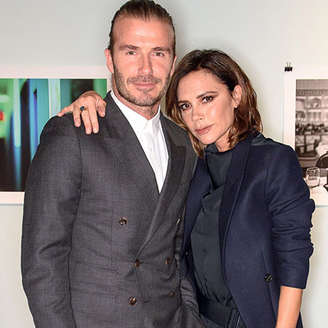 Victoria Beckham and husband David step out in coordinating outfits for Brooklyn’s book launch