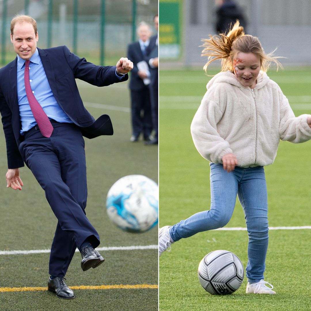 11 epic action shots of the royals playing football