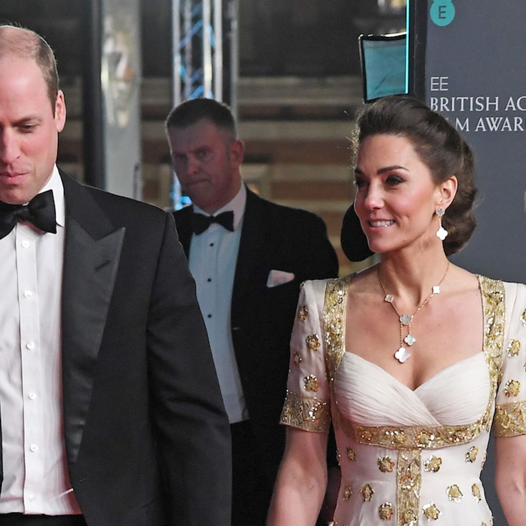 Kate Middleton recycles sparkling Alexander McQueen gown for BAFTA awards appearance