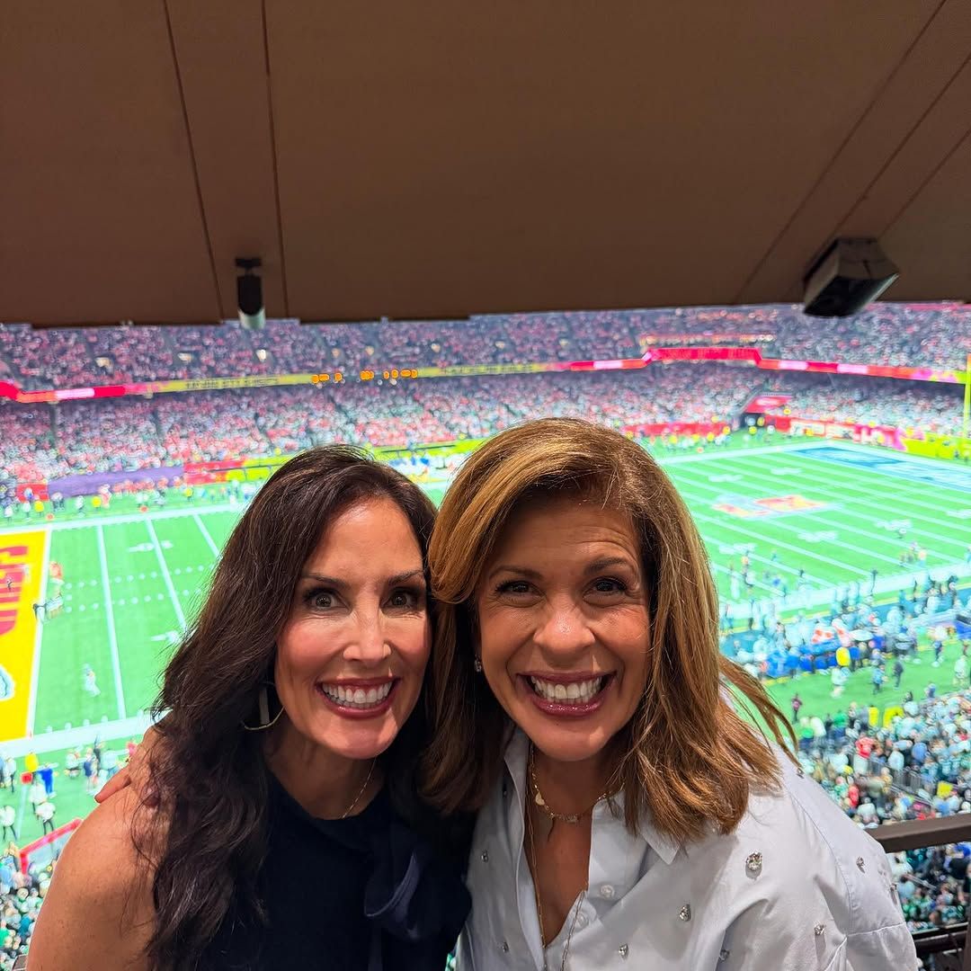 Hoda Kotb attends Super Bowl LIX in New Orleans, shared on Instagram