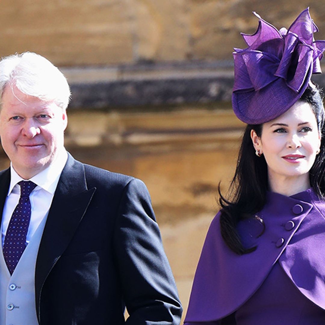 Princess Diana's brother Earl Spencer is all smiles as he arrives at Windsor Castle