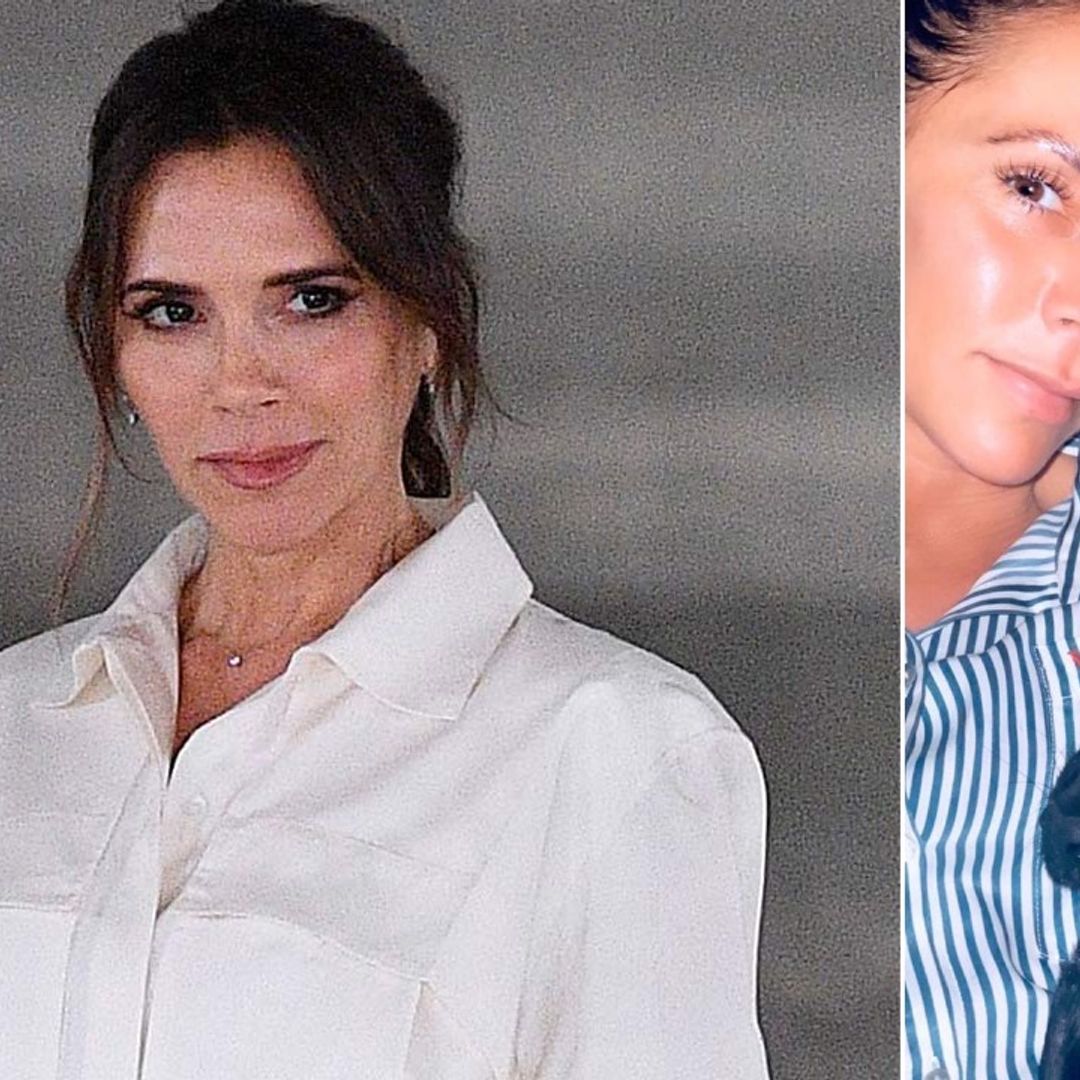 Victoria Beckham self-isolates in the most glamorous silk pyjamas