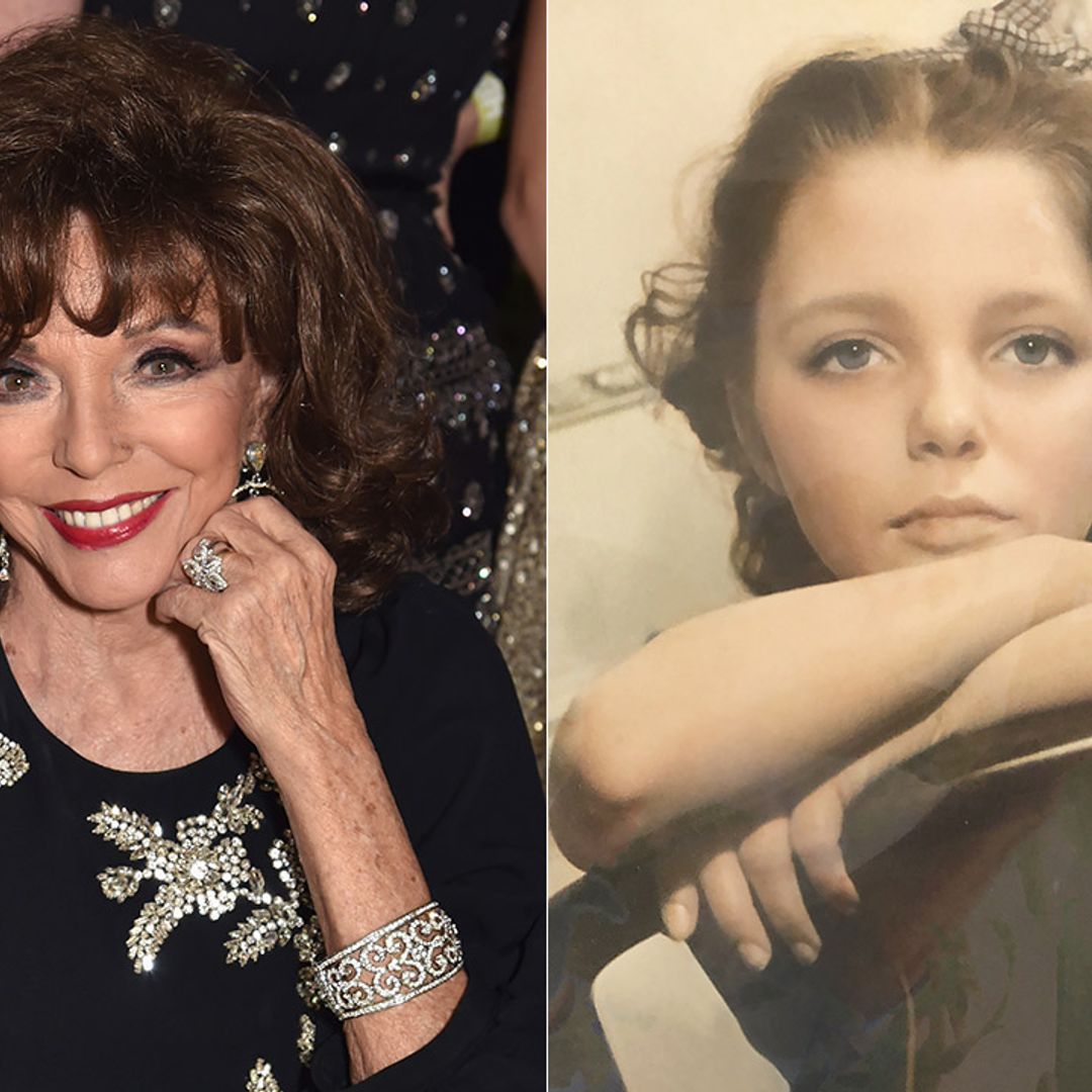 Joan Collins shares emotional story of being a child evacuee – exclusive video
