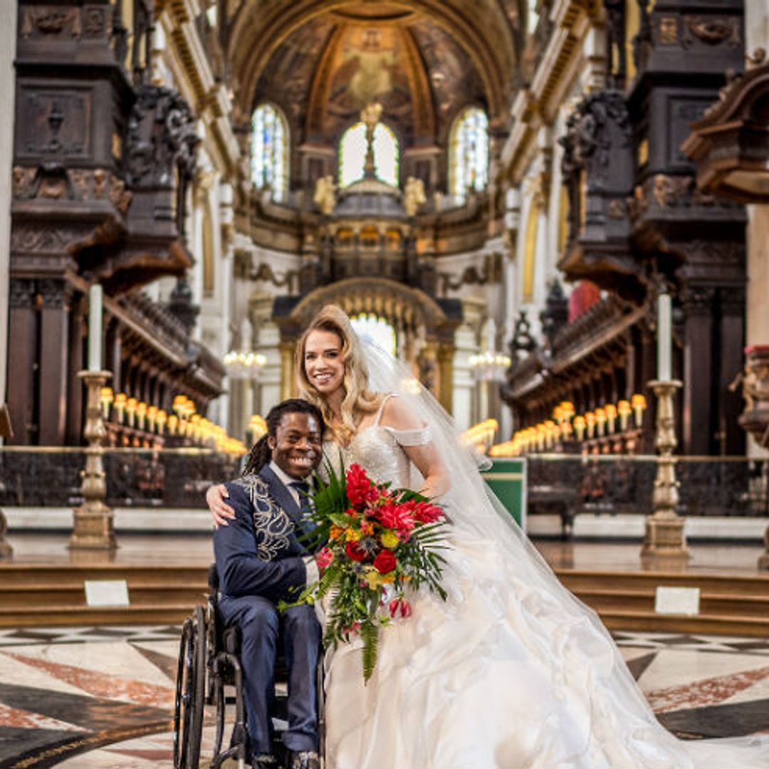 Take a look back at Ade Adepitan and Linda Harrison's stunning St Paul's Cathedral wedding
