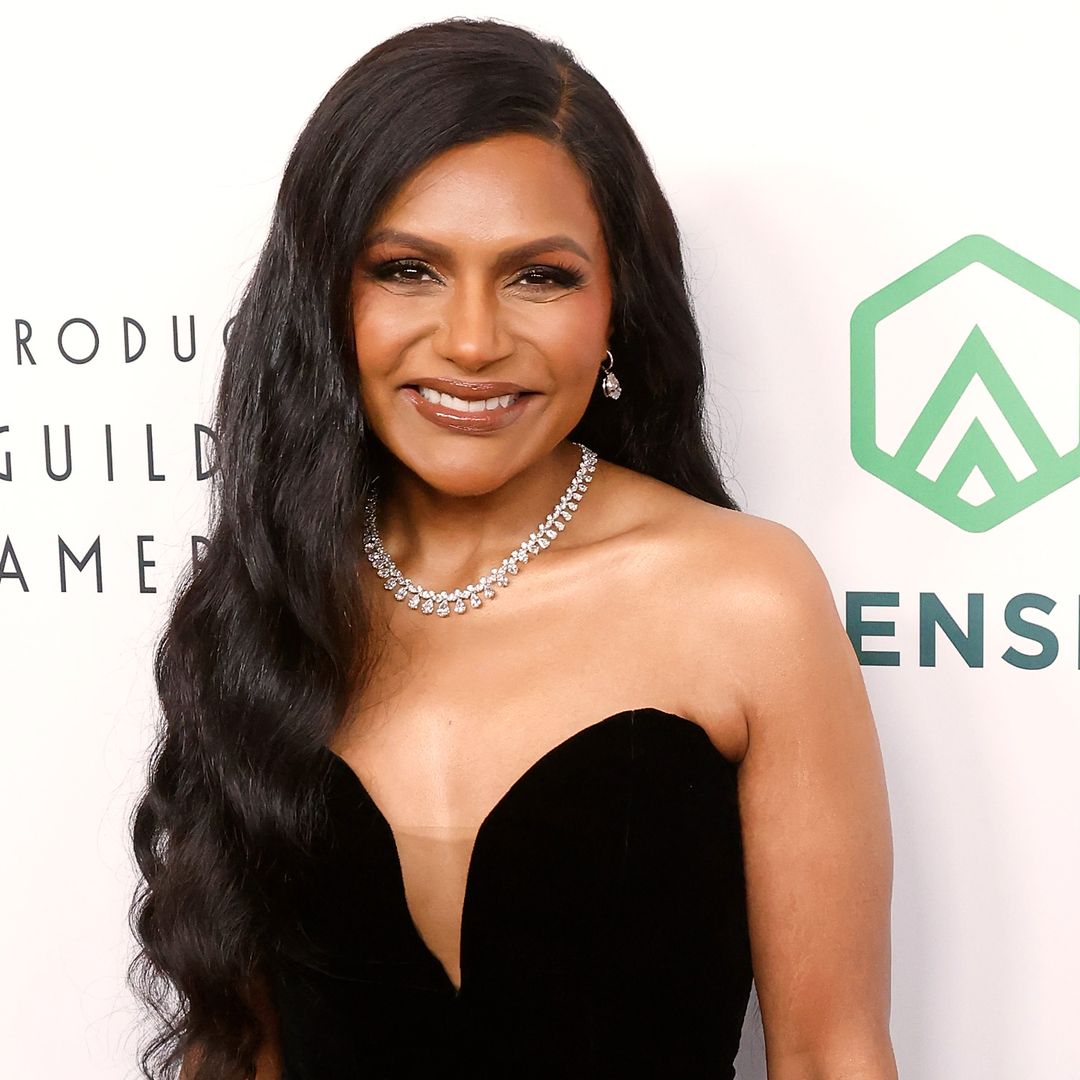 Mindy Kaling highlights body transformation in slinky black swimsuit after 30lbs weight loss