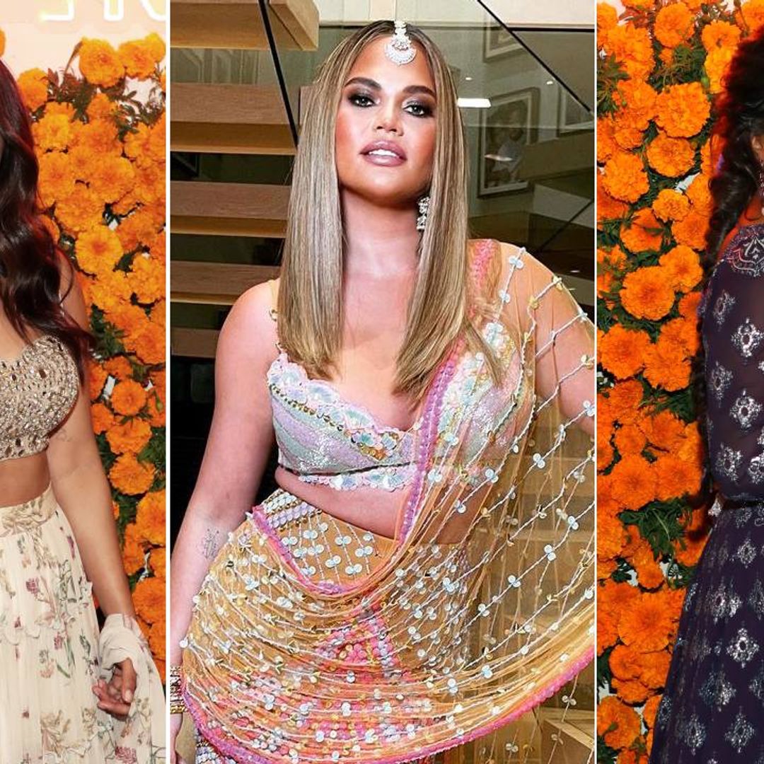 Mindy Kaling, Priyanka Chopra and Chrissy Teigen celebrate Diwali, the festival of lights, in stunning saris