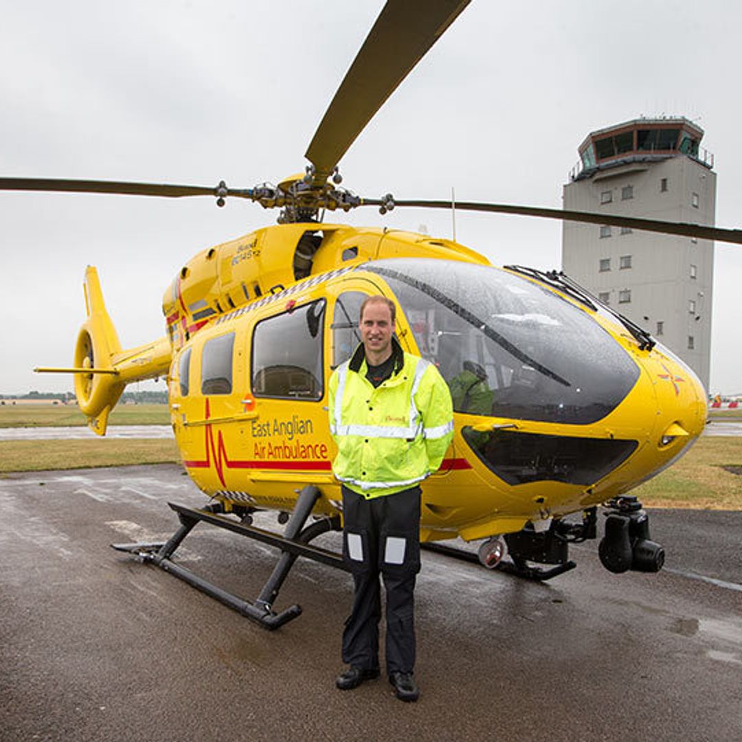 Prince William 'fantastically excited' to begin work as air ambulance pilot