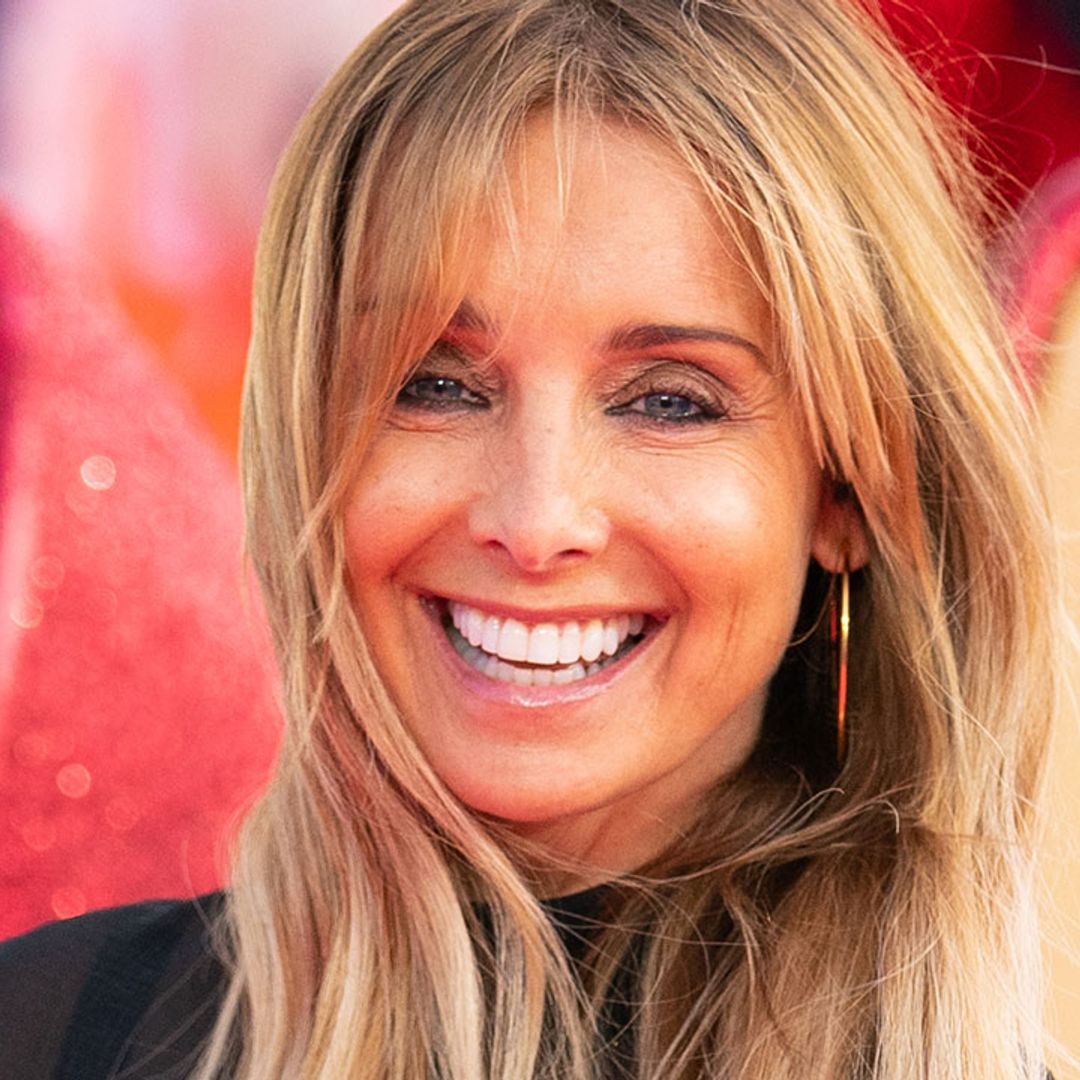Bronzed Louise Redknapp looks so stylish in leather