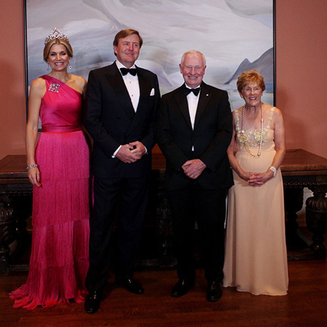 Queen Máxima of the Netherlands dazzles in ruby tiara during Canadian tour