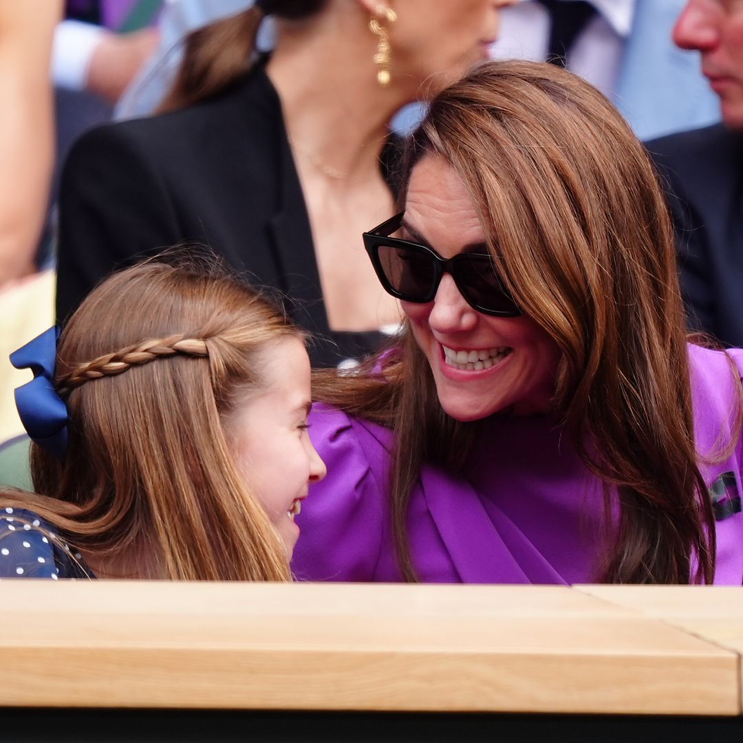 Princess Charlotte's reaction to Princess Kate's Wimbledon standing ovation is so sweet
