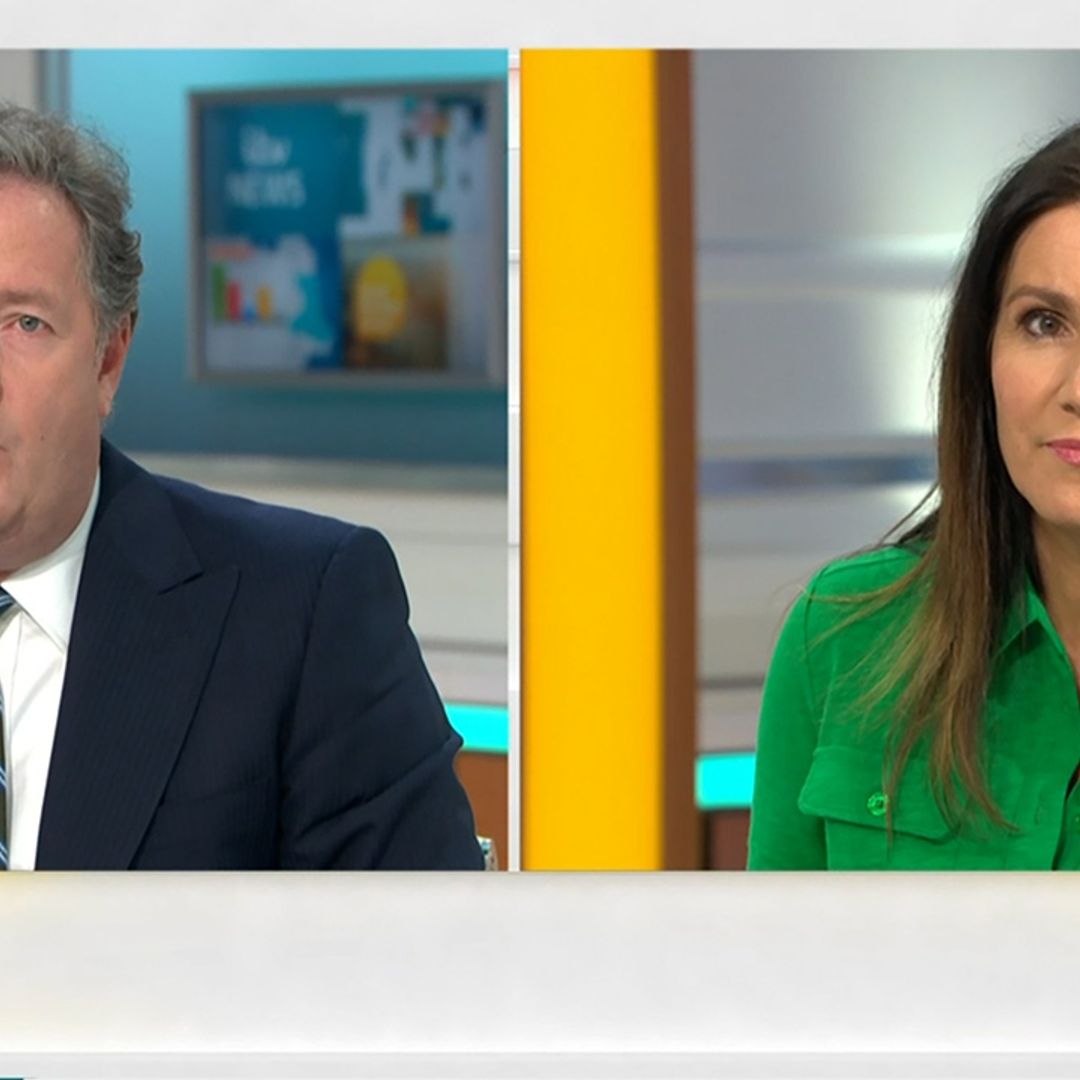 Piers Morgan gets a telling off from GMB co-star Susanna Reid - find out why