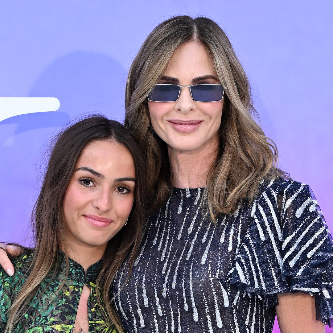 Trinny Woodall and her rarely-seen daughter and stepson look so glamorous at star-studded bash