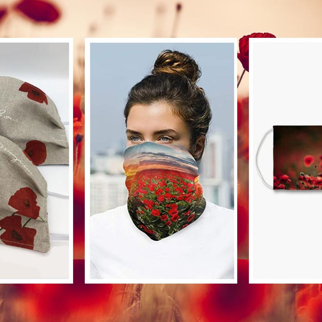12 poppy face masks to wear on Remembrance Sunday to show your respect