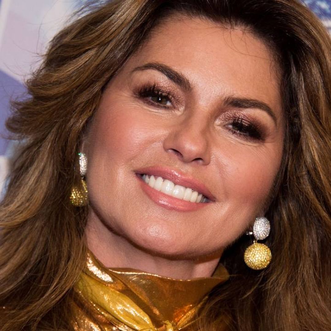 Shania Twain stuns in string bikini and sheer cover-up during vacation gone by