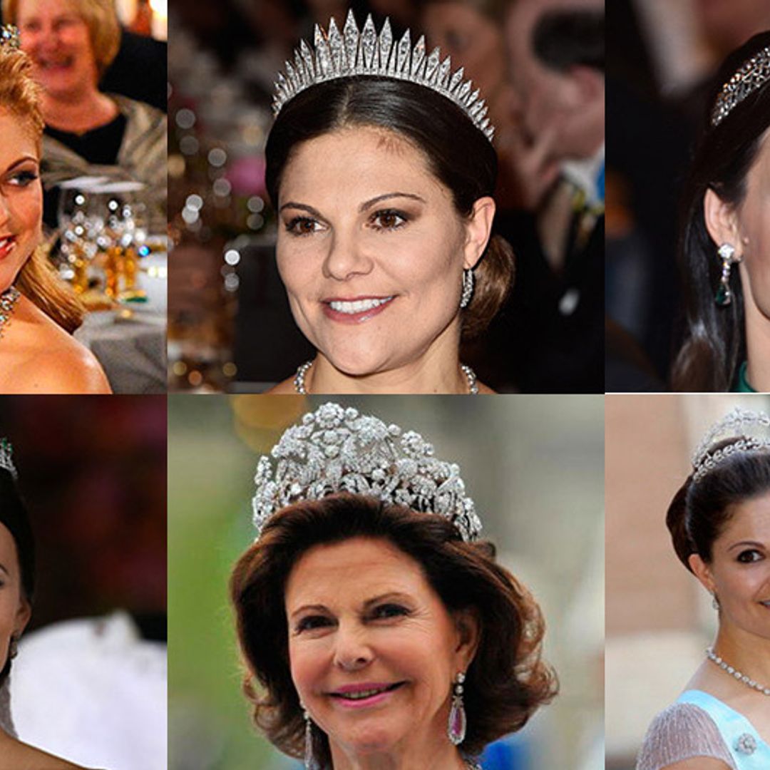 The most stunning tiaras in the Swedish royal family treasure trove